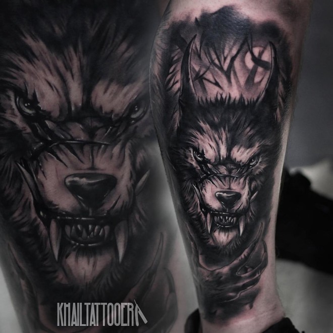 Wolf Face Tattoo - Best Tattoo Ideas Gallery