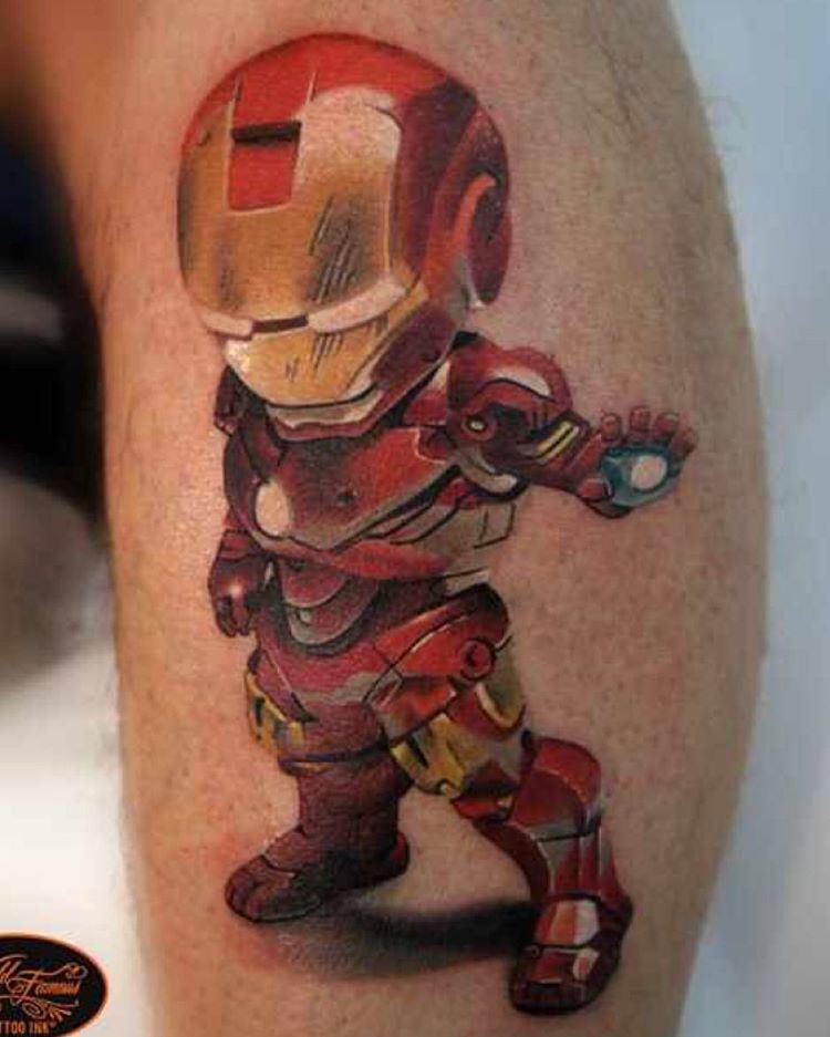 Kid Ironman Tattoo