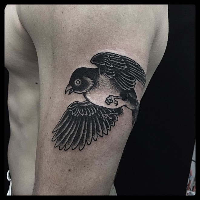 Sparrow Bird Tattoo - Best Tattoo Ideas Gallery