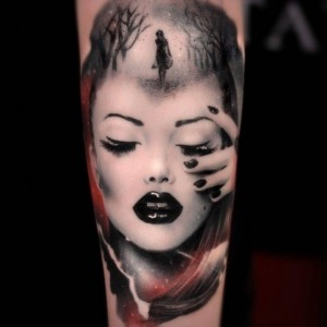 Woman Portrait Tattoo - Best Tattoo Ideas Gallery