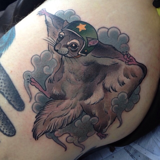 flying Squirrel tattoo