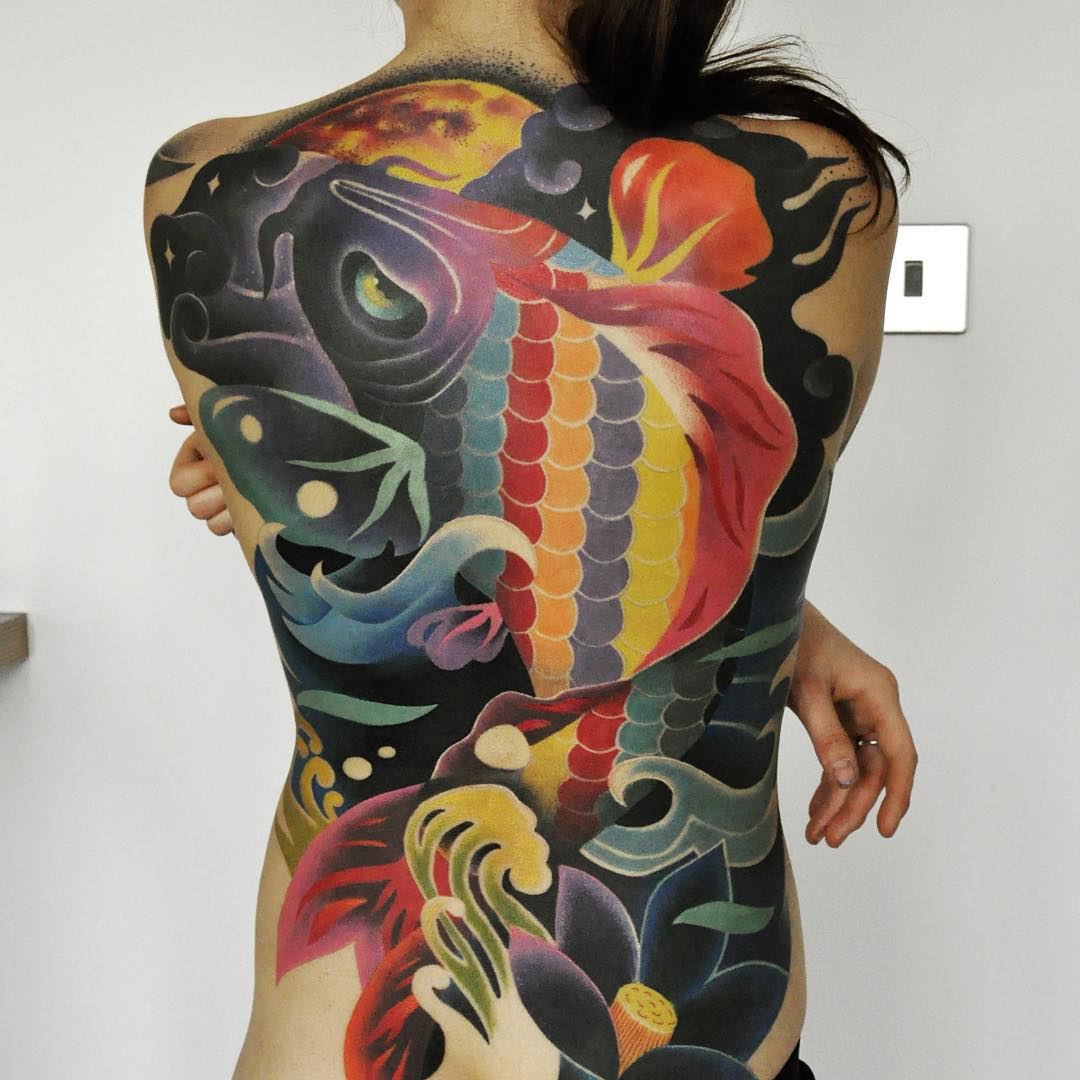 Psychedelic River Tattoo
