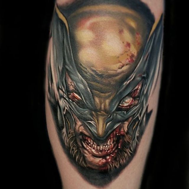 Zombie Woverine Tattoo