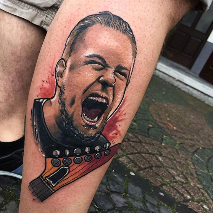 James Hetfield Tattoo Portrait