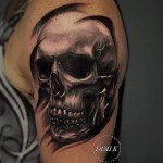 Mechanic Skull Tattoo on Shoulder | Best Tattoo Ideas Gallery