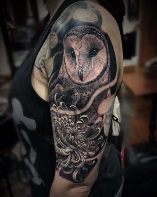 Owl Shoulder Tattoo - Best Tattoo Ideas Gallery