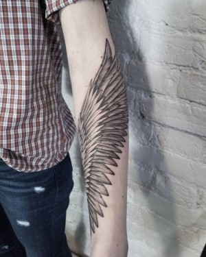 Forearm Wing Tattoo - Best Tattoo Ideas Gallery