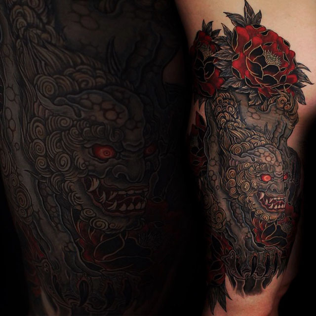 demon japanese tattoo