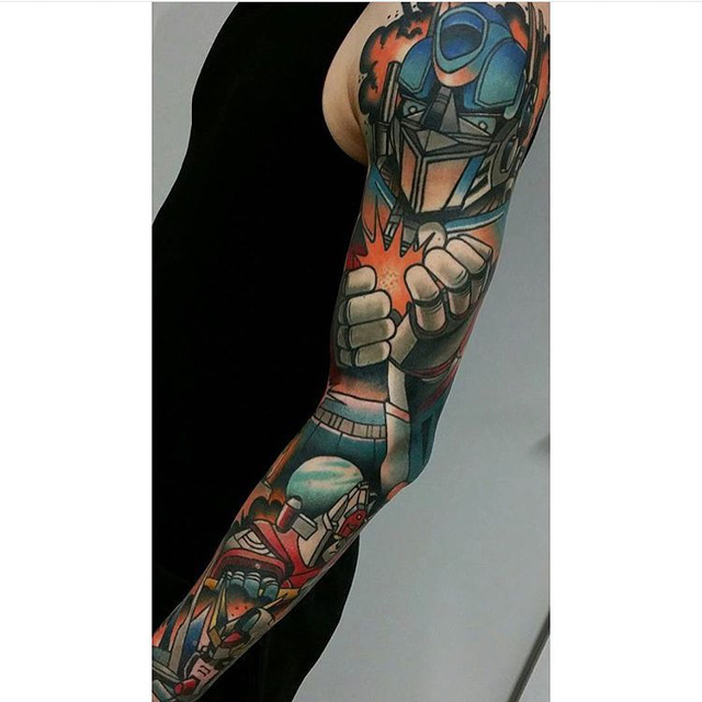 tattoo sleeve transformers