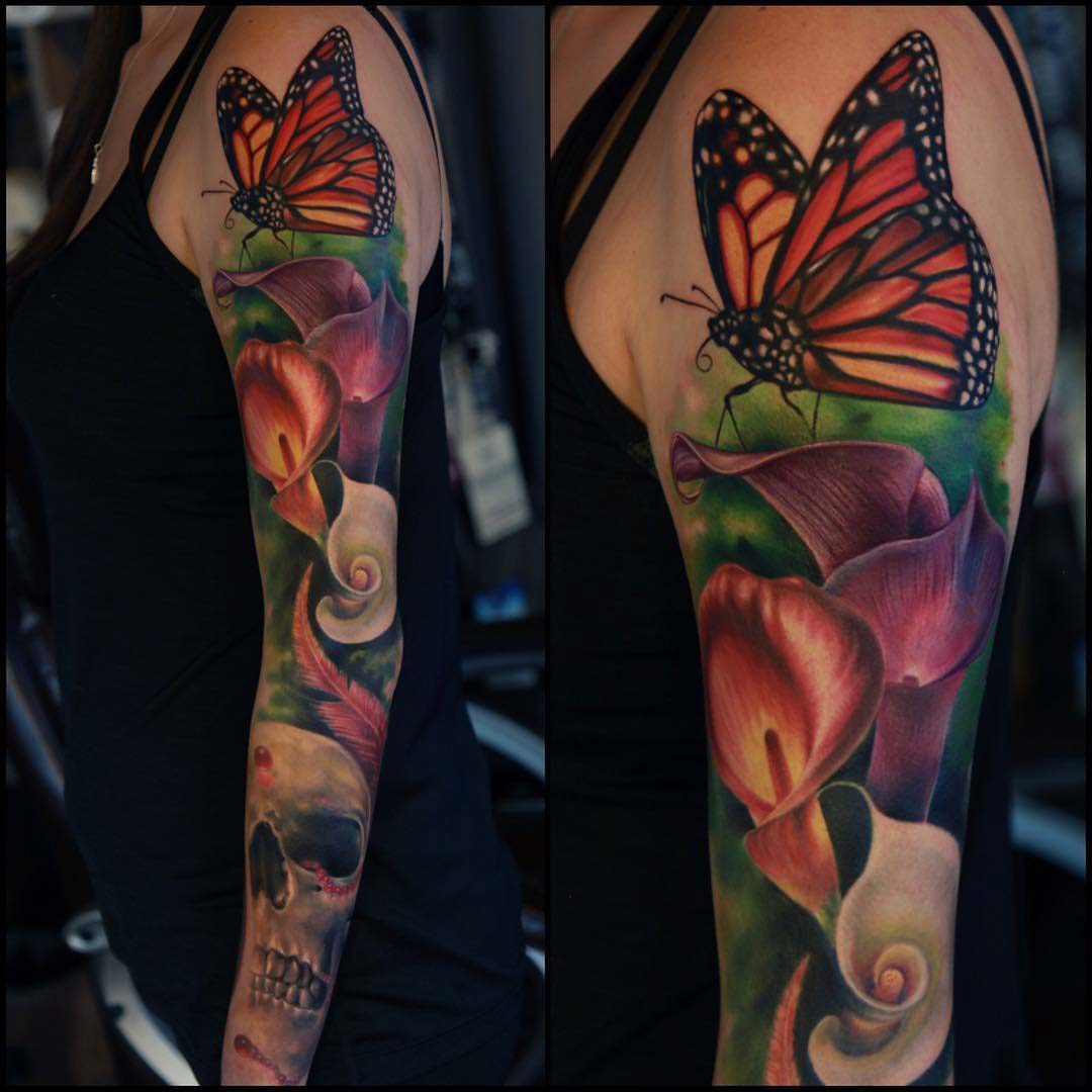 tattoo sleeve colorful