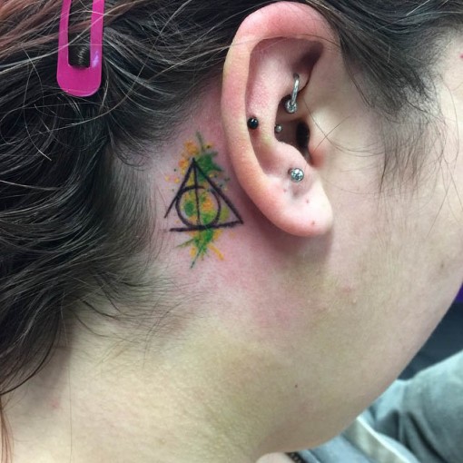 Deathly Hallows Symbol Tattoo | Best Tattoo Ideas Gallery
