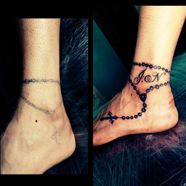 Foot Tattoo Cover Up by fulanodeaf_tattoo