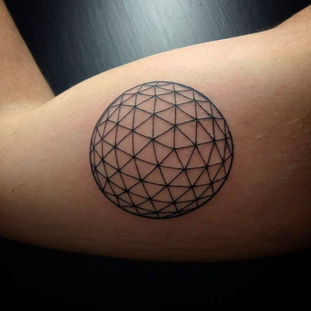 Geometric Bicep Tattoo Ball by wildcatinknorth