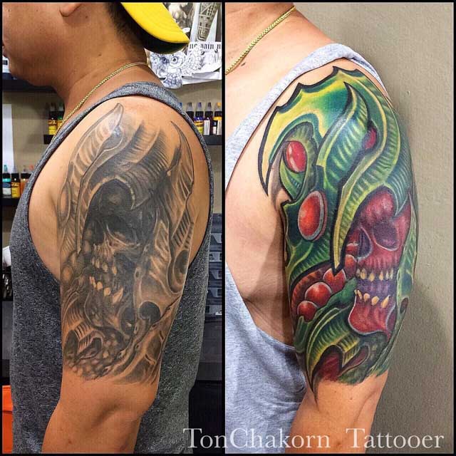 Organical Tattoo Cover Up