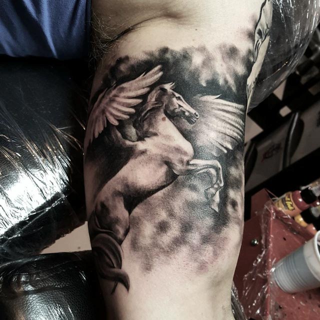 Pegasus Tattoo for Men