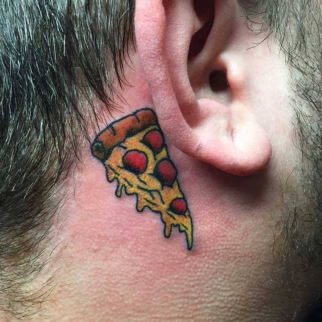 Small Pizza Tattoo