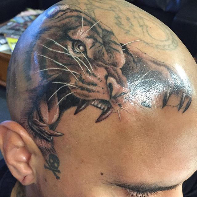 Tiger Head Tattoo