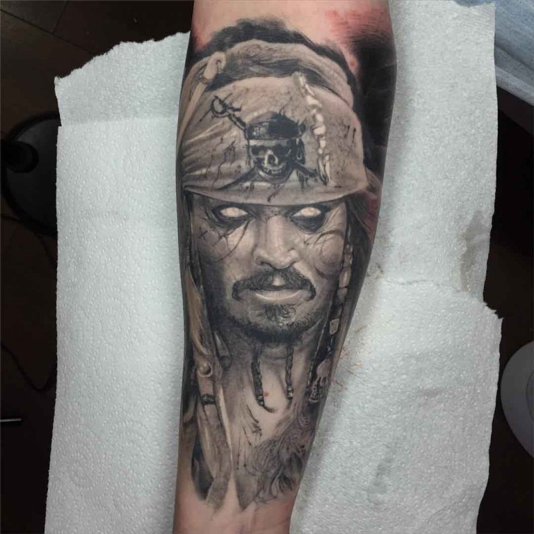 Undead Jack Sparrow Tattoo Best Tattoo Ideas Gallery