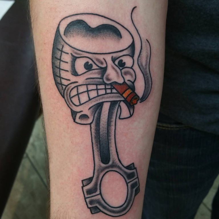 Angry Piston Tattoo - Best Tattoo Ideas Gallery