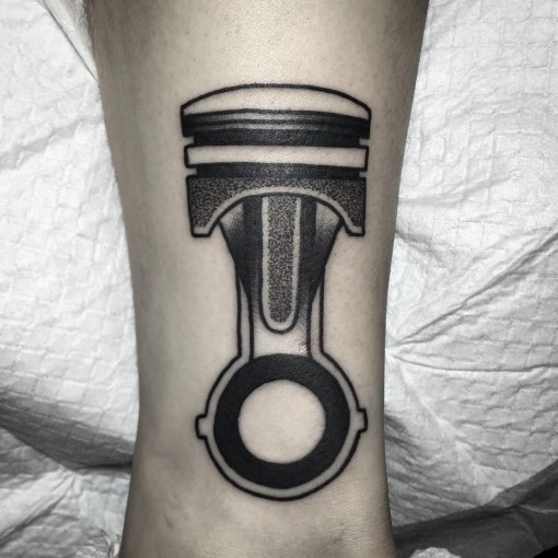 Dotwork Tattoo Piston | Best Tattoo Ideas Gallery