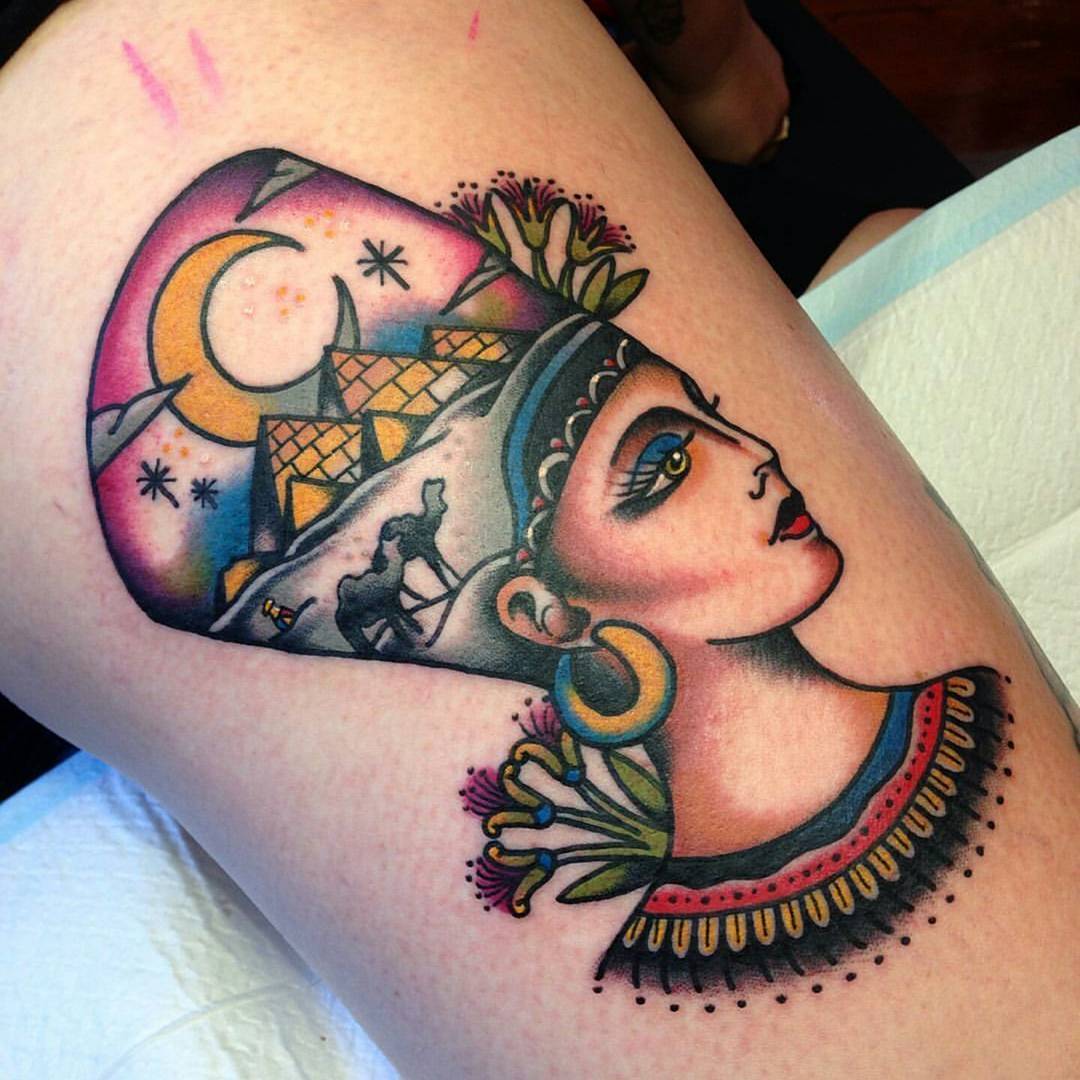 Egyptian Queen Tattoo Midjourney Prompt: Customizable Text-to-Image Mo –  Socialdraft