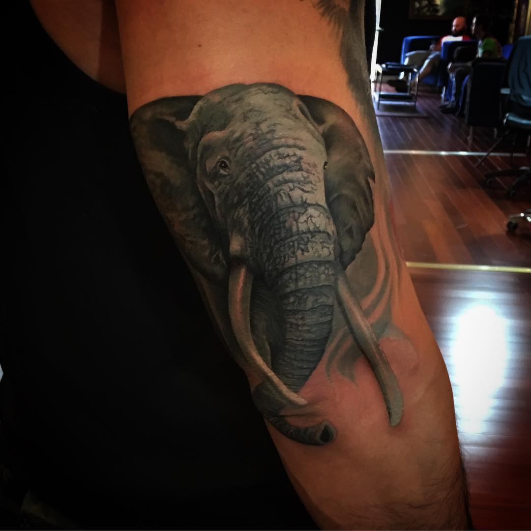 Big Size Wildlife Tattoo With Scenic View & Animals | Tattoo Ink Master