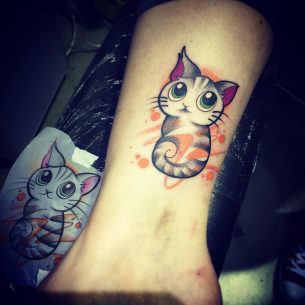 Funny Cat Tattoo - Best Tattoo Ideas Gallery