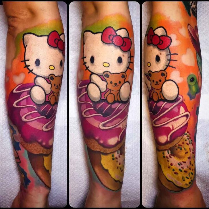 Hello Kitty Arm Tattoo Best Tattoo Ideas Gallery