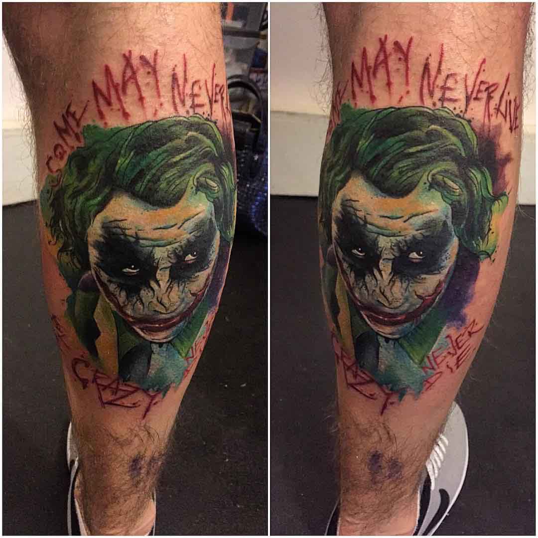 I had a blast doing this joker tattoo the other day. Thanks @yo.smoothie  for trusting me with this piece. Thanks for looking and feel free… |  Instagram