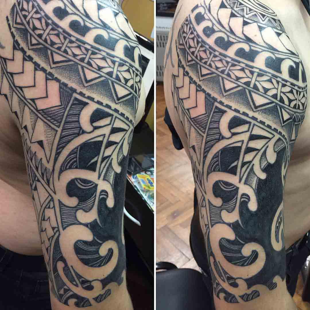 Maori Tattoo Shoulder by roredlabel