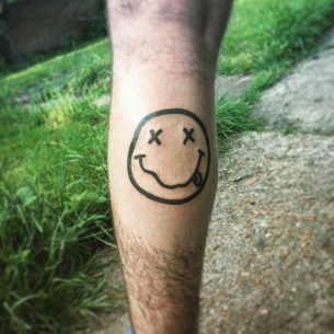 Nirvana Smiley Face Tattoo - Best Tattoo Ideas Gallery