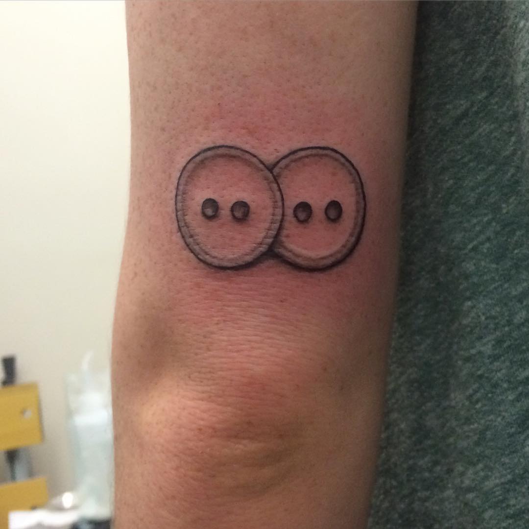 Two Buttons Tattoo