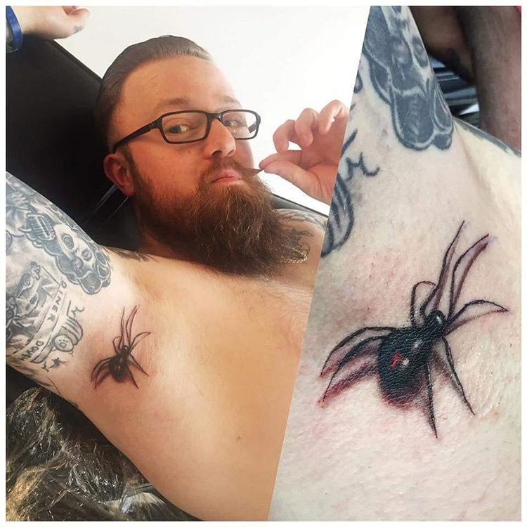 3D Spider Tattoo by truelove_tattoo
