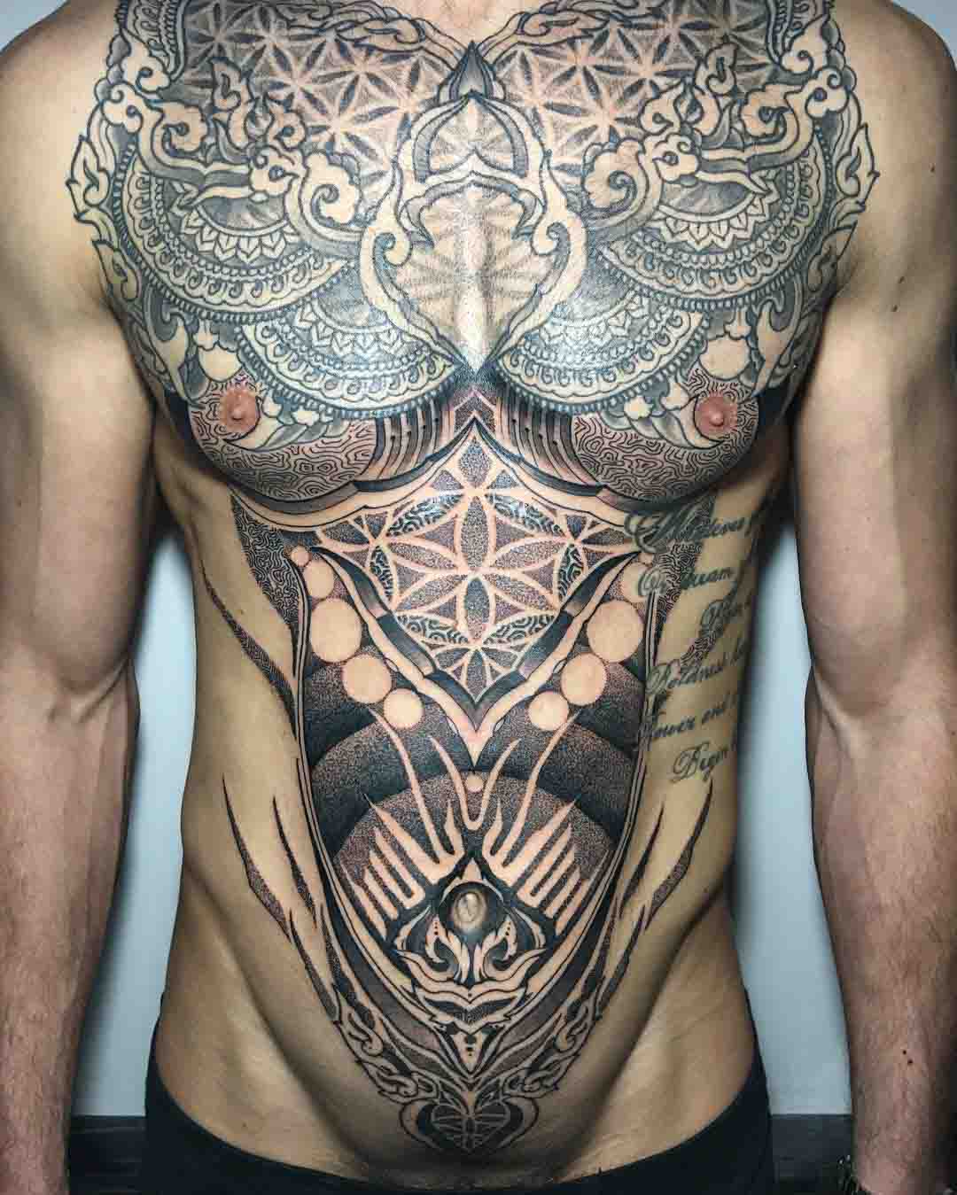 torso tattoos for men