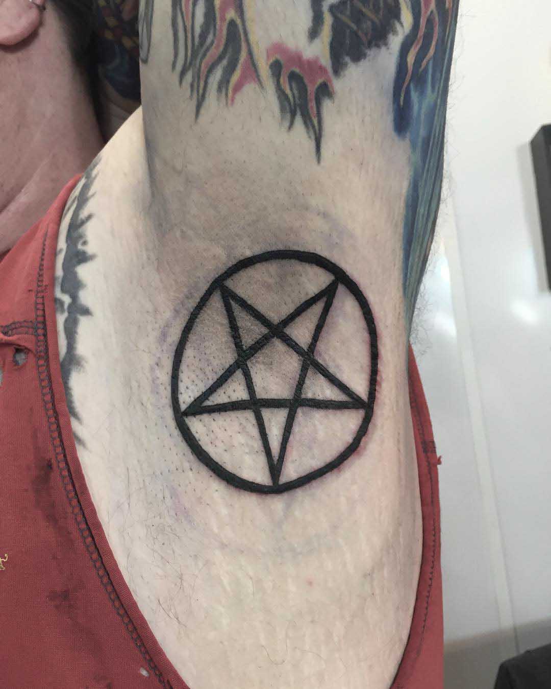 Pentagram Tattoo Design by crappy_name