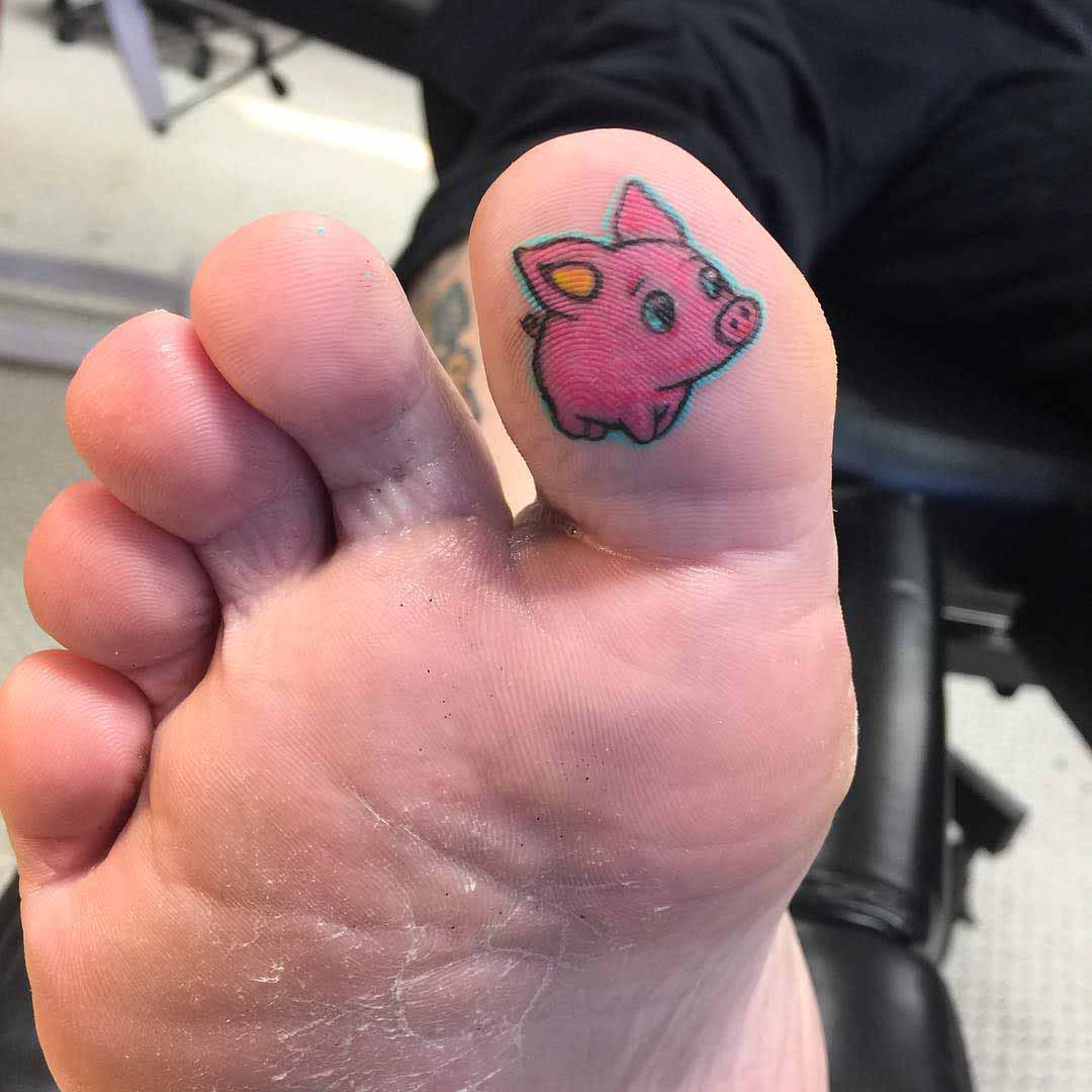 Big Toe Tattoo