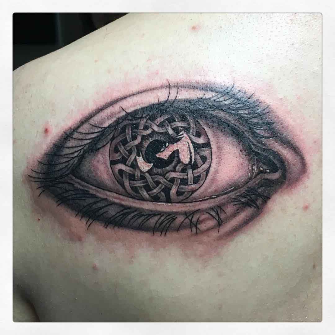 Celtic Eye Tattoo by mirjamschaerer_tattoo