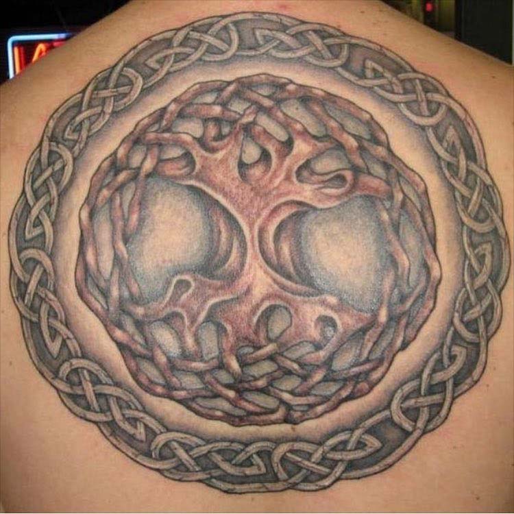 Celtic Knot Tree of LIfe Tattoo by Stefan Hagar