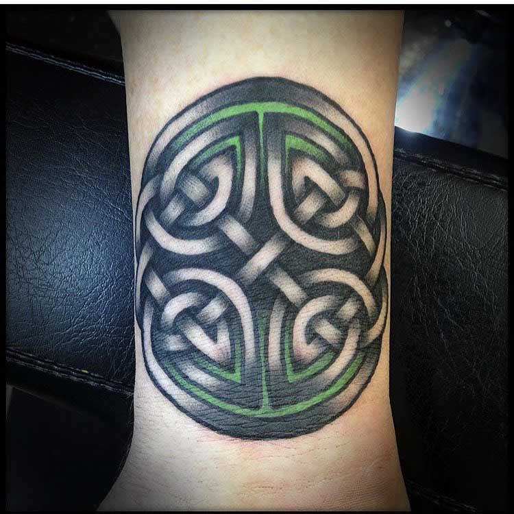 Celtic Knot Wrist Tattoo by Richie Murry