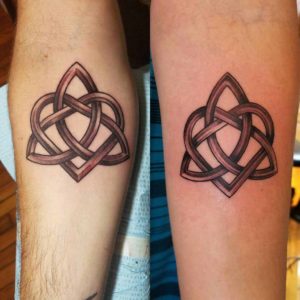 Celtic Style Couple Tattoos - Best Tattoo Ideas Gallery