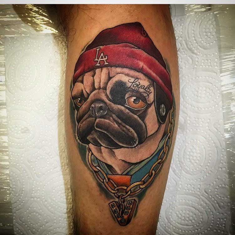 cool pug tattoo fantasy