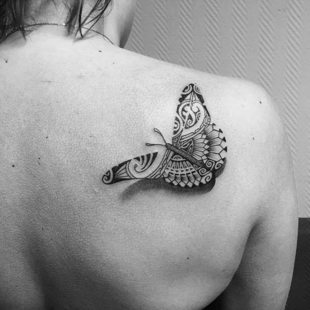 Maori Butterfly Tattoo by Manamaoritatau 7