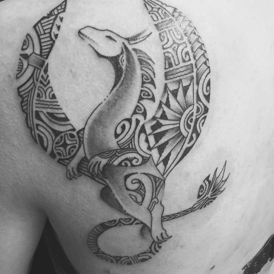 Maori Dragon Sleeve  ArtWear Tattoo