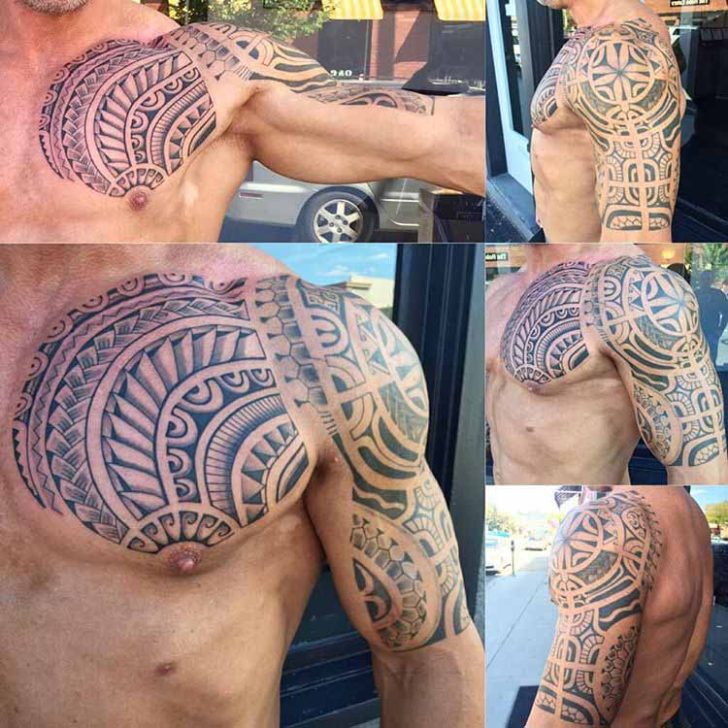 Maori Tattoo Half Sleeve Best Tattoo Ideas Gallery   Maori Tattoo Half Sleeve By Taututattoo 728x728 