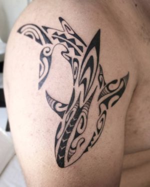 Shark Maori Tattoo | Best Tattoo Ideas Gallery