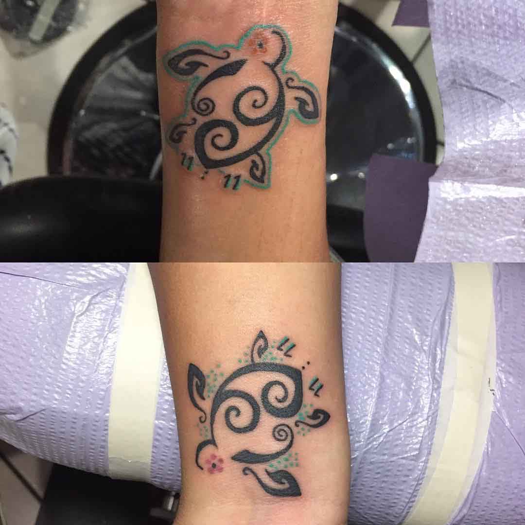 Tribal Sister Tattoos by Adam Bee