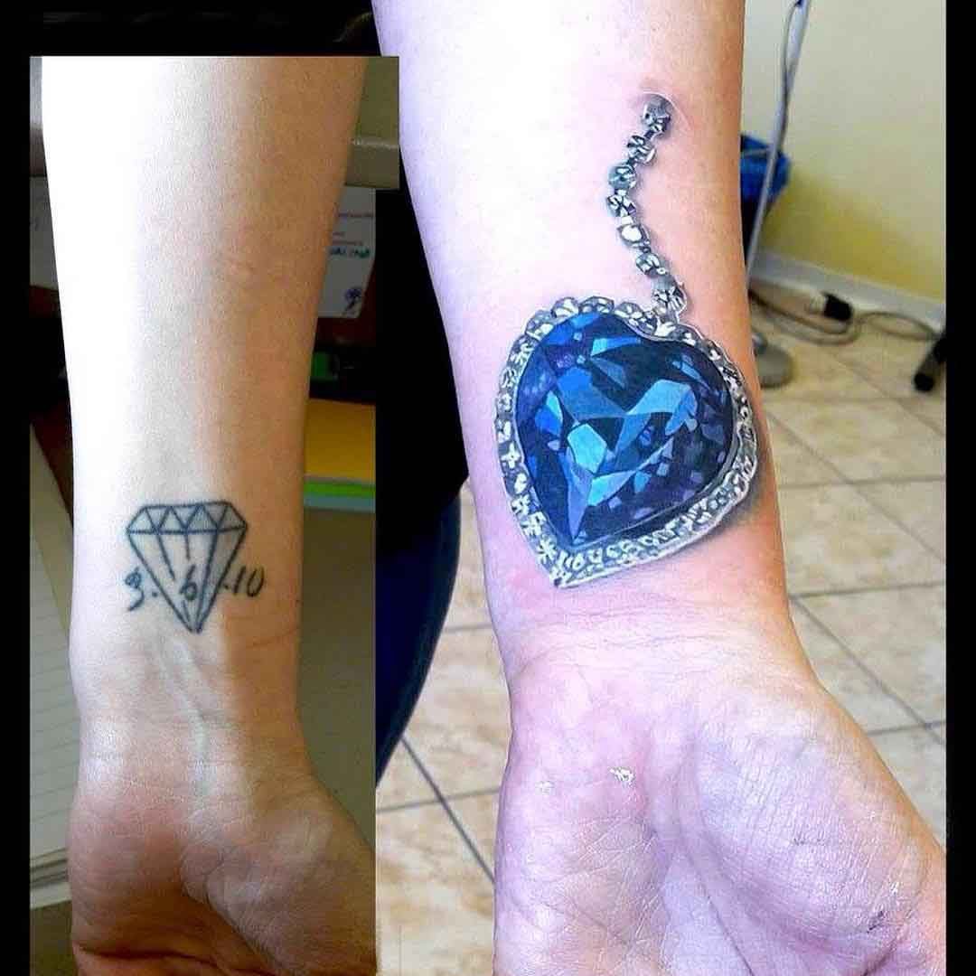diamond tattoo cover up