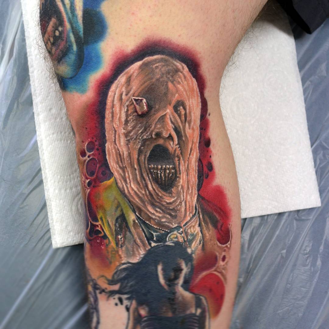 little melting Quentin Tarantino from Planet Terror today by Alan Aldred