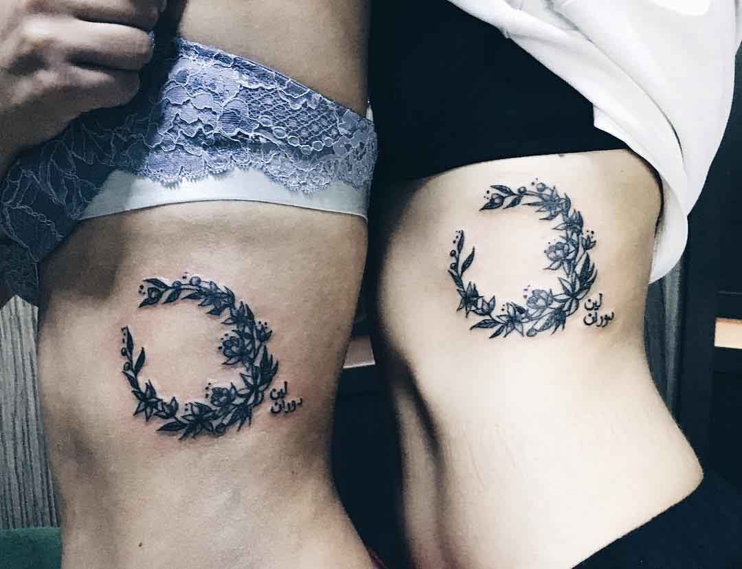 couple tattoos on ribs