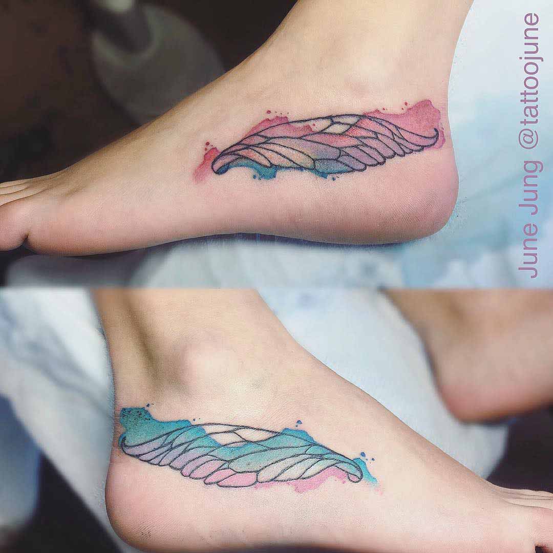 bug wings tattoos